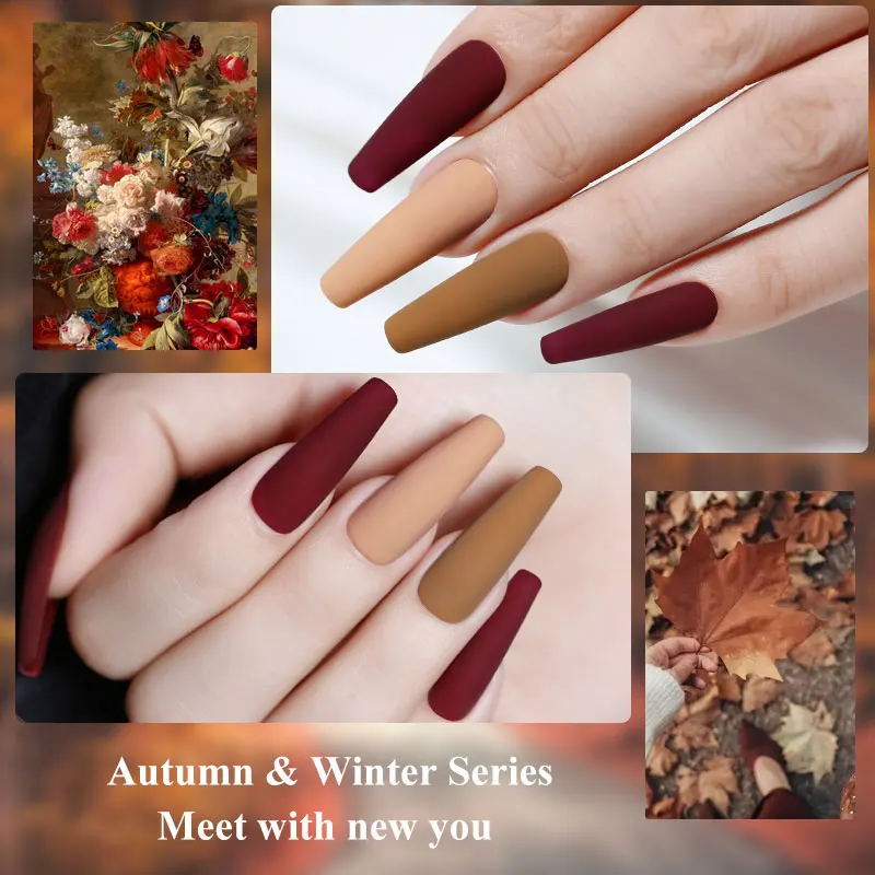 Arte Clavo 15ML TPO HEMA GRATIS Brown Earth Coffee Semi-Permanente UV Gel Nagellak Chocolade Herfstcollectie voor Nail Art