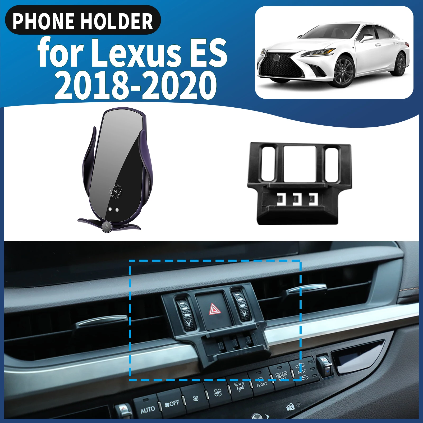 

fit for Lexus ES 200 300H 250 350 2018-2020 Car Phone Holder Mount Vehicle-Specific GPS Navigation Easy Installation accessoires