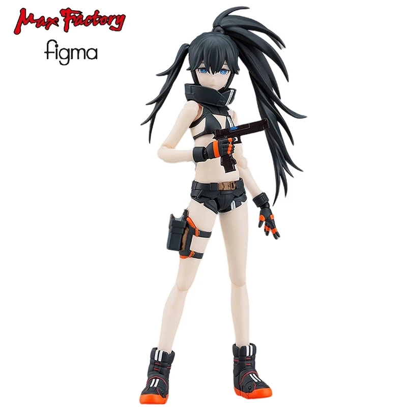 

Original MaxFactory Figma BLACK ROCK SHOOTER 14CM Action Figure Genuine Anime Collectible Boxed Model Toy Birthday Gift