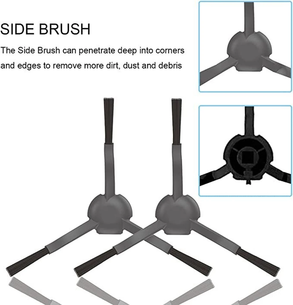 掃除機のスペアパーツ,Xiaomi dreame bot d10 plus,ブラシ,フィルター,集塵機,クリーニングクロス,メインサイドブラシ,ls3D,アクセサリー
