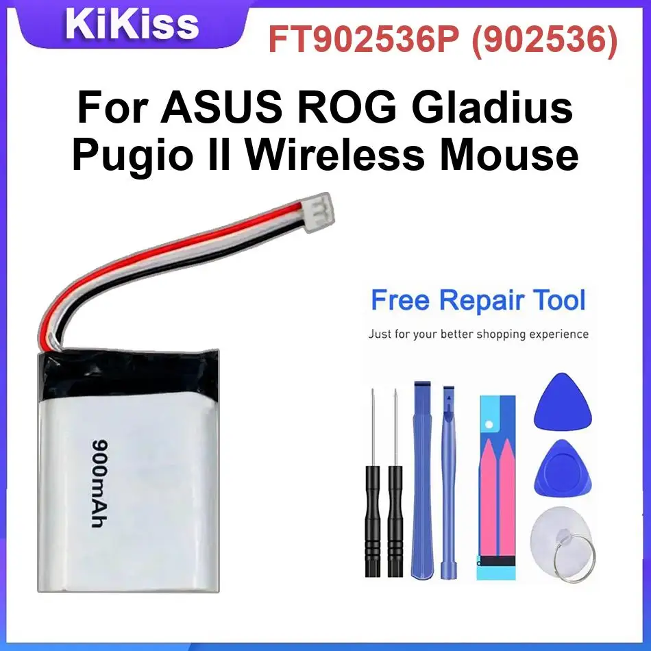 Battery FT902536P (902536) For ASUS ROG Gladius Pugio II Wireless Mouse Li-ion Polymer Batteries