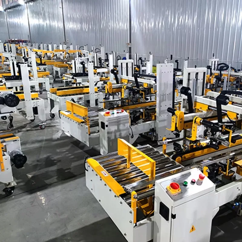 Industrial Corner Case Sealer Auto Carton Folding Sealing Machine for Box Packaging Custom