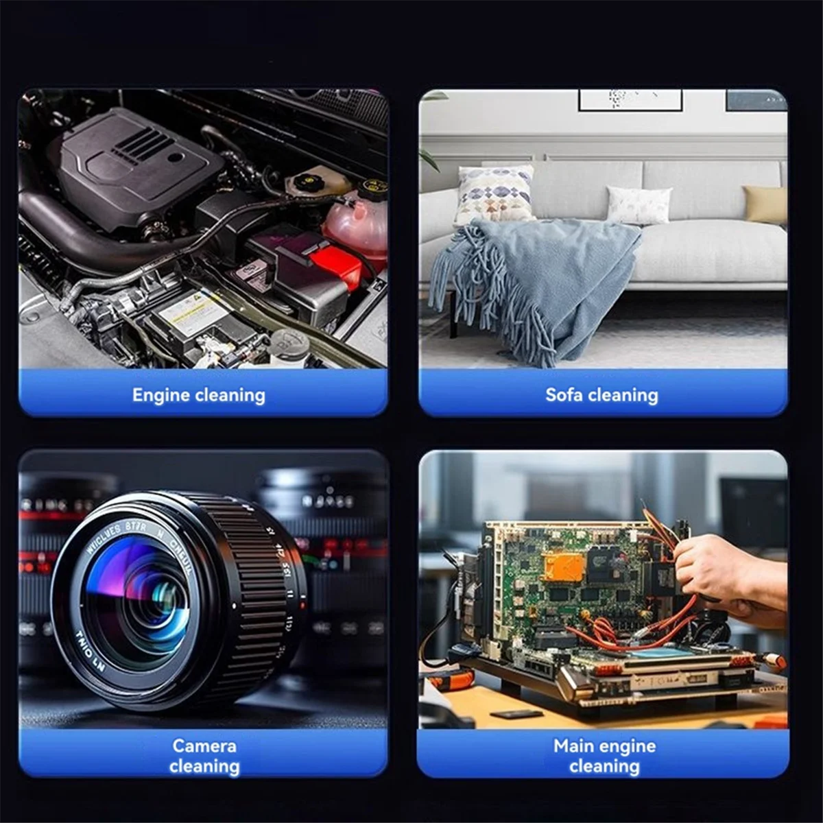 AT42 Turbo Jet Fan 100000RPM Elettrico Air Duster Ventilatore Violento Ventilatore Strumento di Pulizia del Computer per Auto Ventilatore per Condotto Palmare