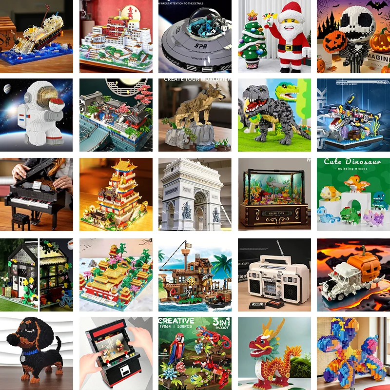 Random building block blind boxes, over 200 styles, randomly dispatched, bringing you a lot of surprises