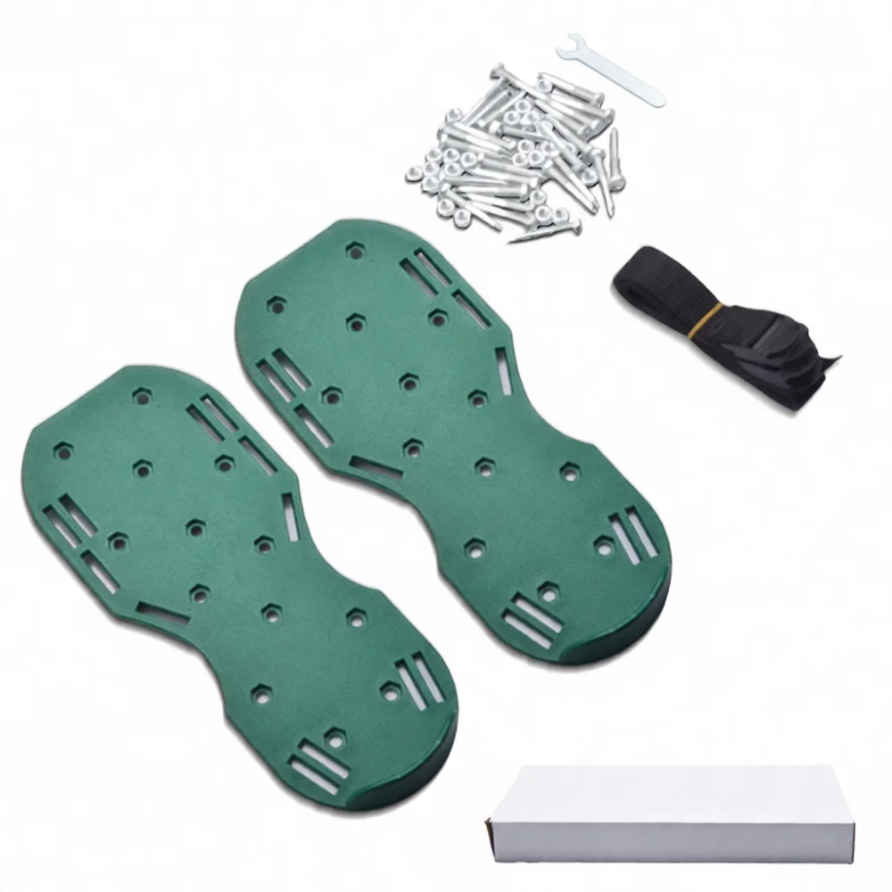 調整可能なガーデン芝生通気サンダル、頑丈なスパイクシューズ、 - Lawn Aerator Shoes Spikes Heavy Duty のレビューと価格