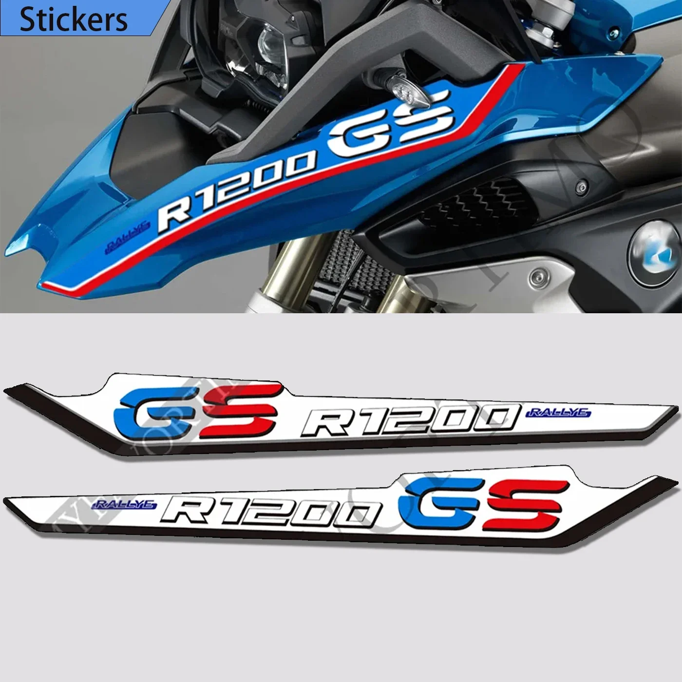 

LC Rallye Extension Extender Fairing Fender Tank Pad Decals Decal Adventure Protection For BMW R1200GS R1200 R 1200 GS