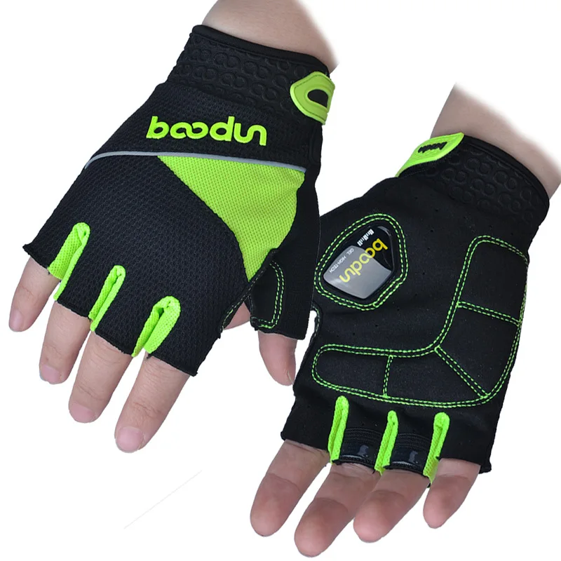 

Boodun Cycling Half Finger Silicone Shock Absorption Non-Slip Men's and Women's Bicycle Equipment Wholesale Gloves