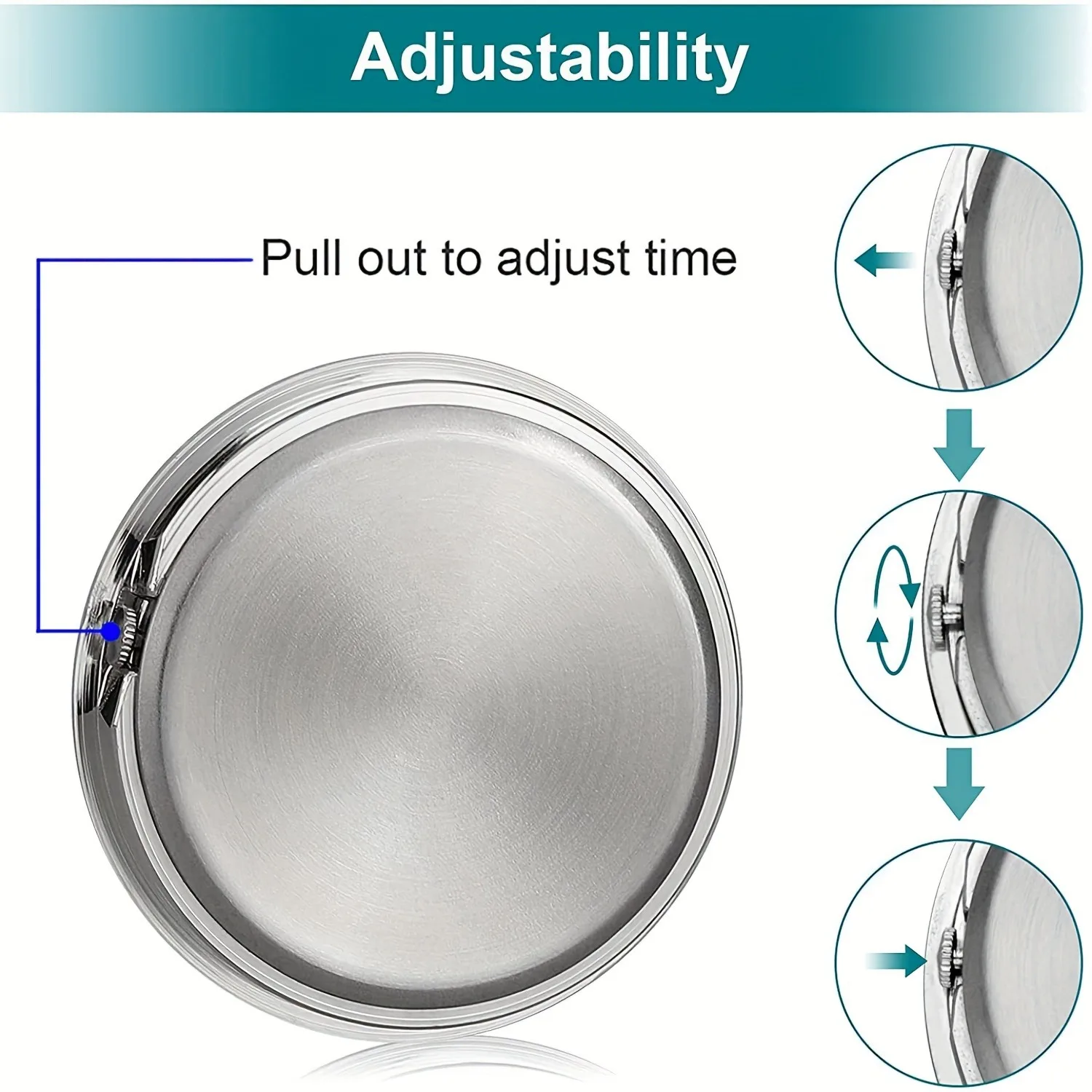 New Mini Car Clock Universal Car Dash Clock Luminous Internal Stick-On Digital Watch Mechanics Quartz Clock Car Accessories