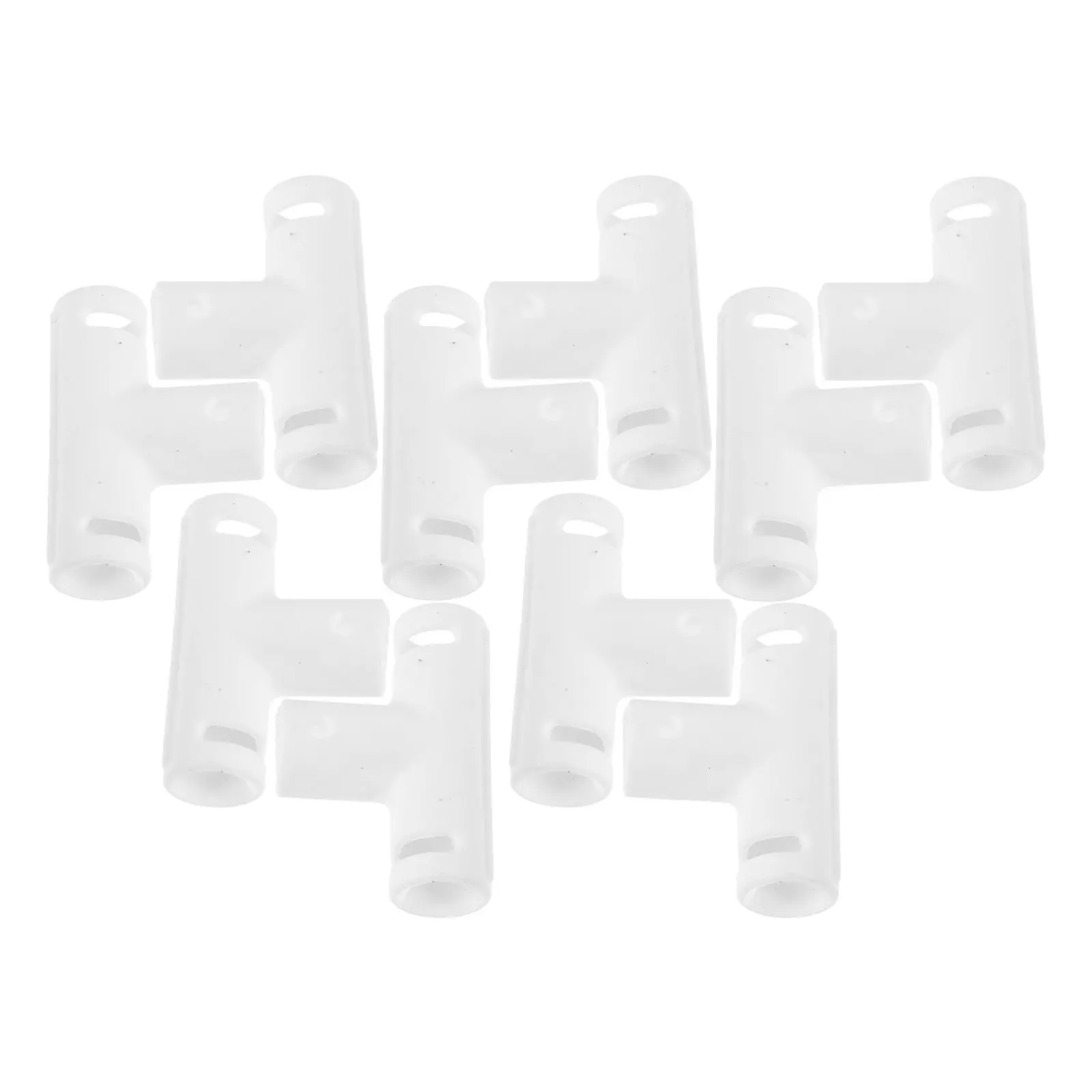 10Pcs Foldable Bathtub Connector Plastic Three-Way Joint Corner Frame Repair Replacement Bath Bucket Enclosure Support Stable