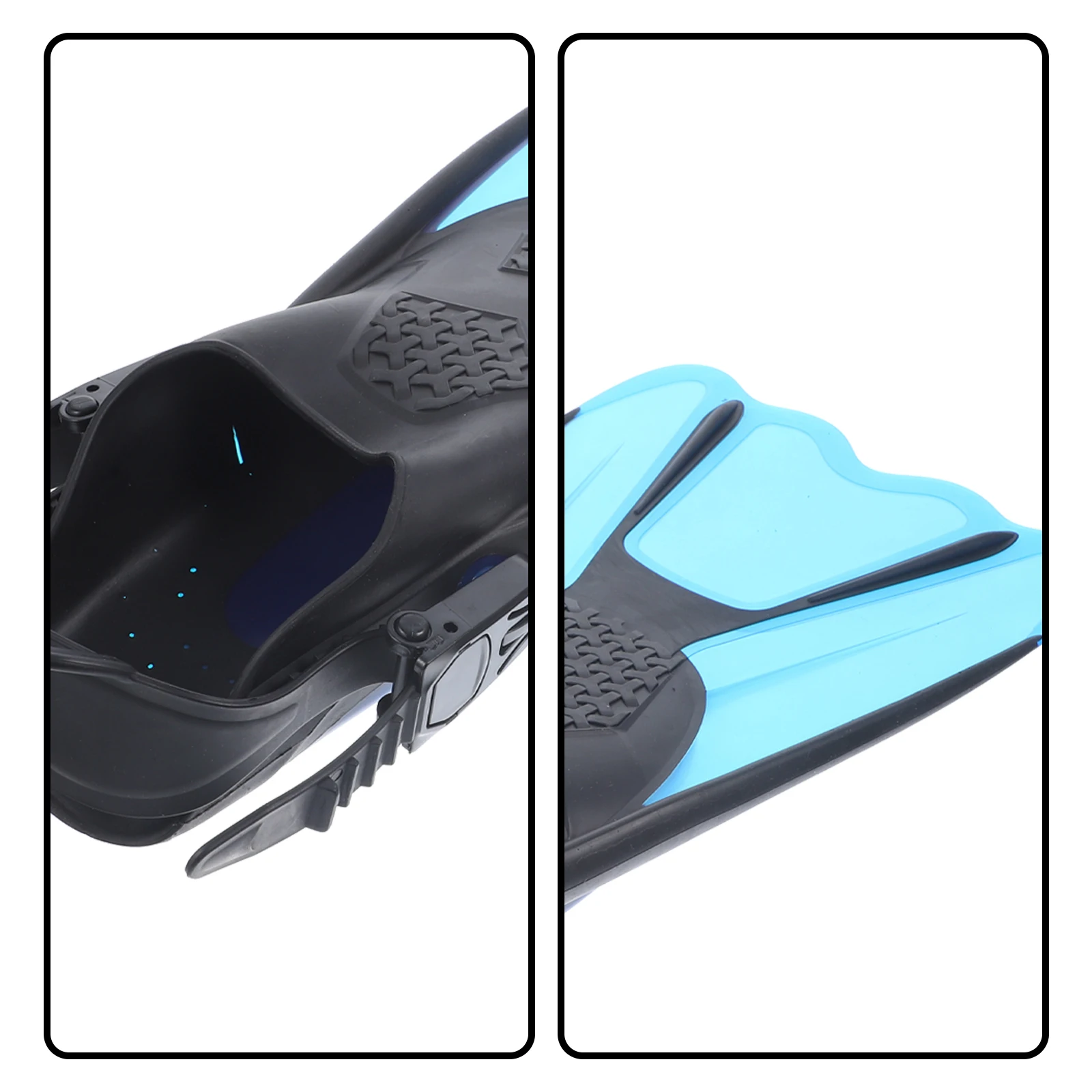 2 шт. ласты для подводного плавания и дайвинга гидромеханической формы, естественная поддержка ударов, длительный срок службы, легкий, удобный для переноски для моря