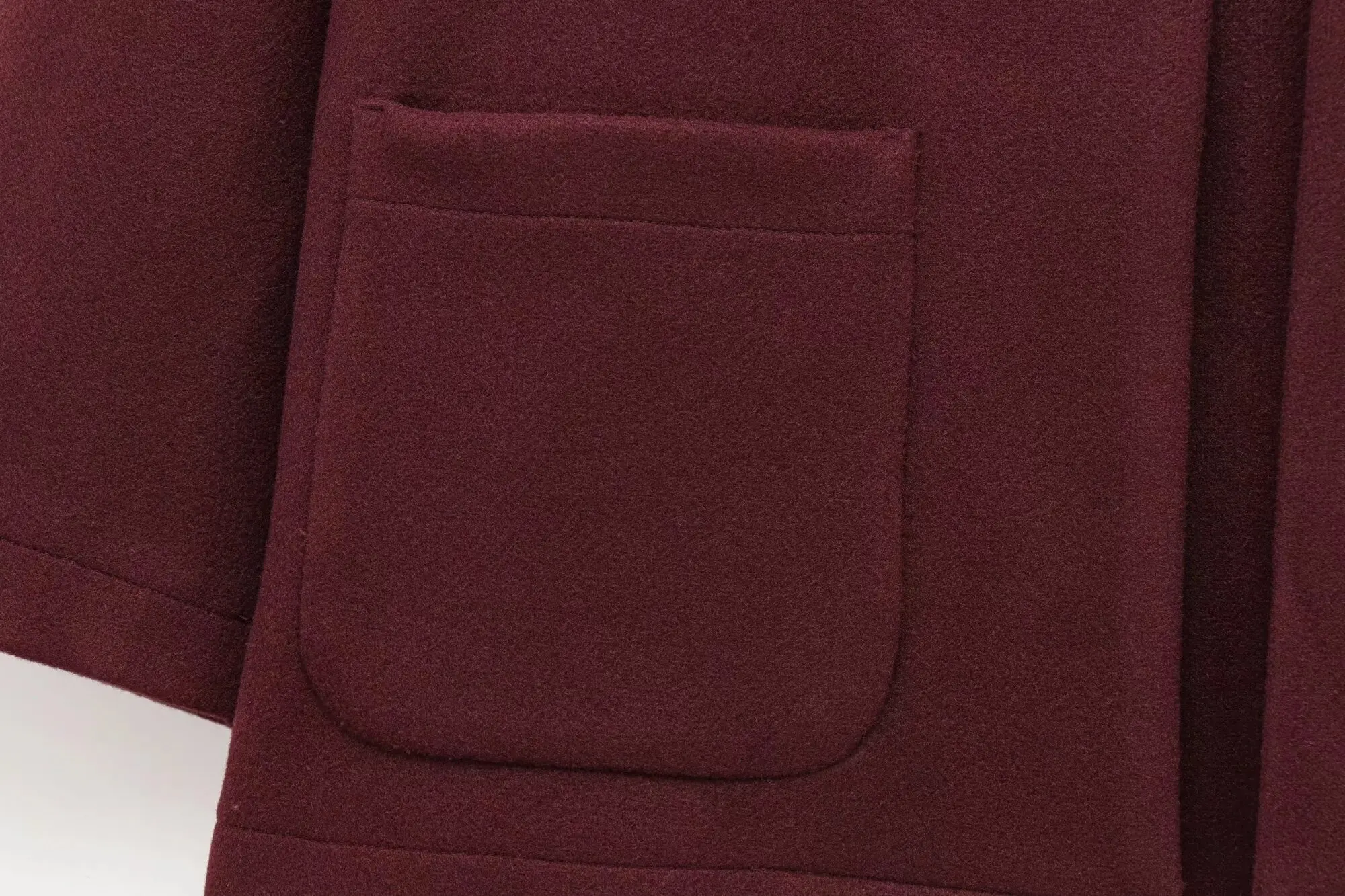 BSAY Französischer Minimalistischer Damenmantel mit einteiligem Schal-Kragen, Rundhalsausschnitt, einreihig, mit Taschen, für den Alltag im Herbst und auf Reisen. – Detail 30