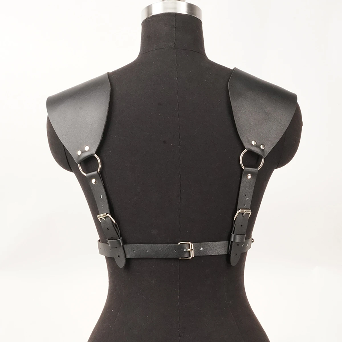 เข็มขัดแฟชั่นผู้หญิง Punk เอวถึงไหล่หนัง Harness Bondage สบายๆตกแต่งเข็มขัด Gothic เสื้อผ้าอุปกรณ์เสริม