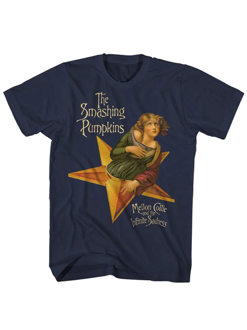 

Футболка Smaing Pumpkins Ro Classic Retro из чистого хлопка, молодежная летняя модная футболка с принтом, не мнущаяся