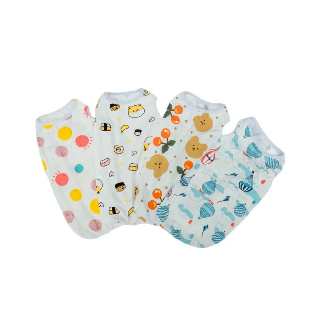 

Cat Vest Creative Cute Dog Clothes Animal Shaped Cartoon Small Dog T-shirt Soft Colorful Pet Coat Vest Pet Accessories