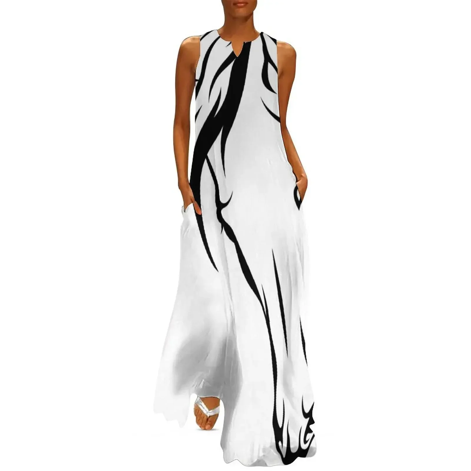

Line Art Horse Head Long Dress dresses for womens dresses korean style Cocktail of dresses festival outfit women Dress