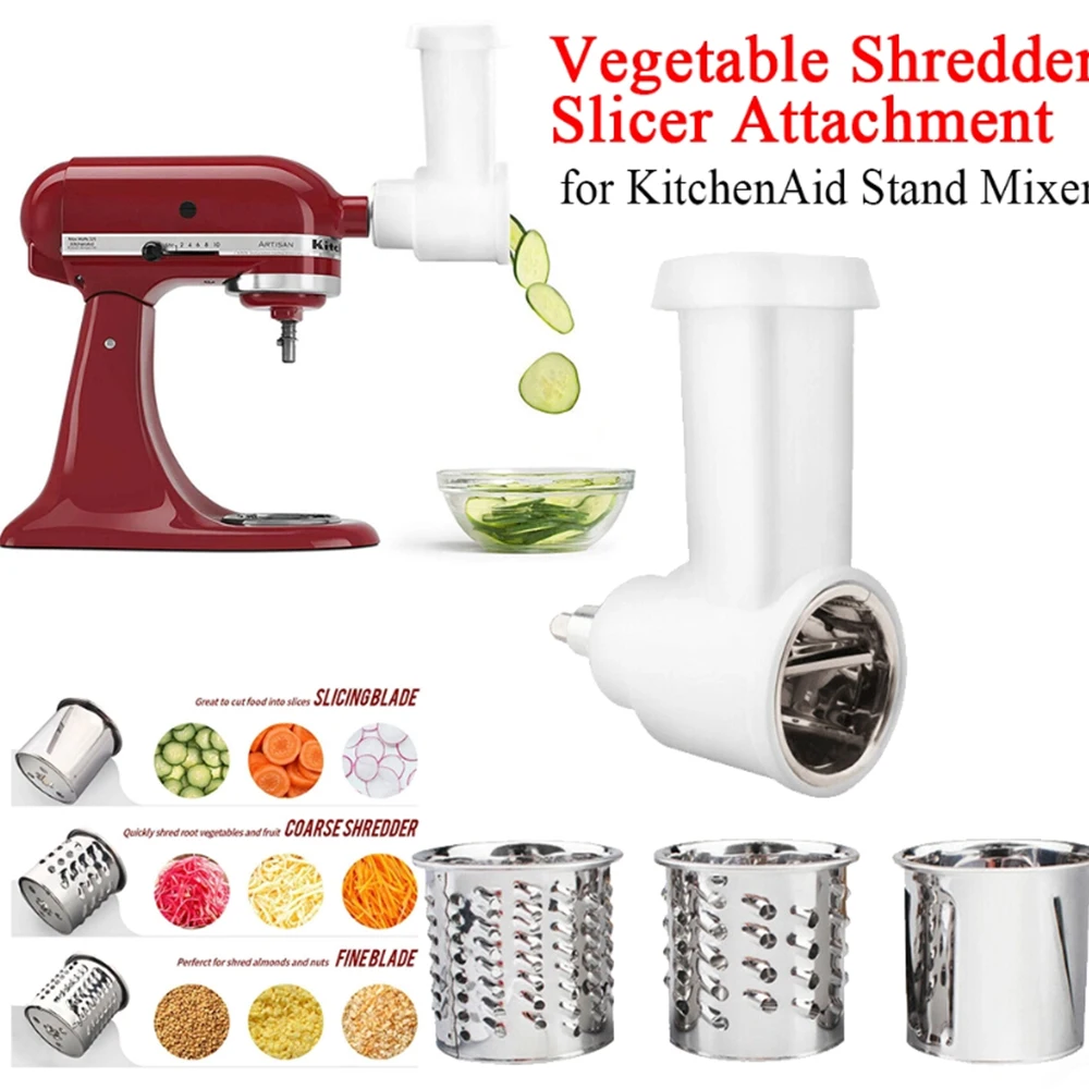Kitchen Attachment Vegetable Shredder Slicer Parts for Kitchenaid Stand Mixer