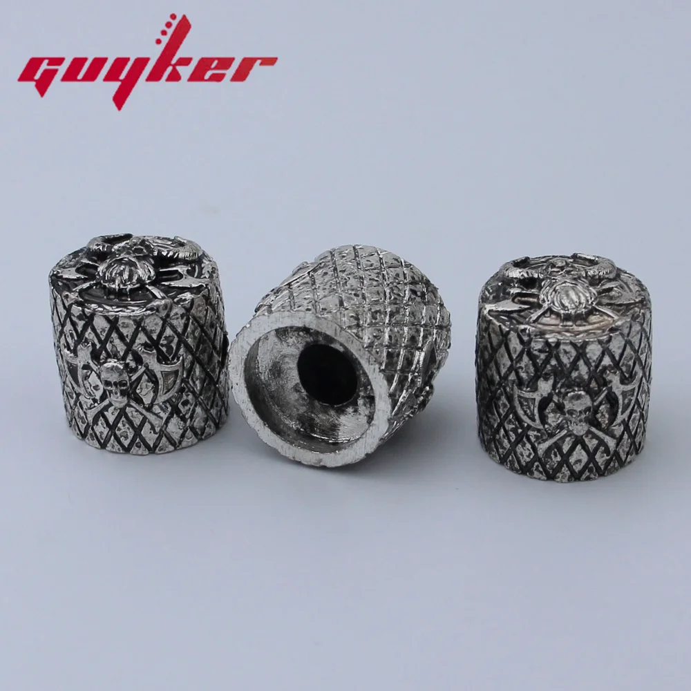 GUYKER Electric Guitar Bass Knobs Pirate Head Style Surface Retro Style Two Color Option