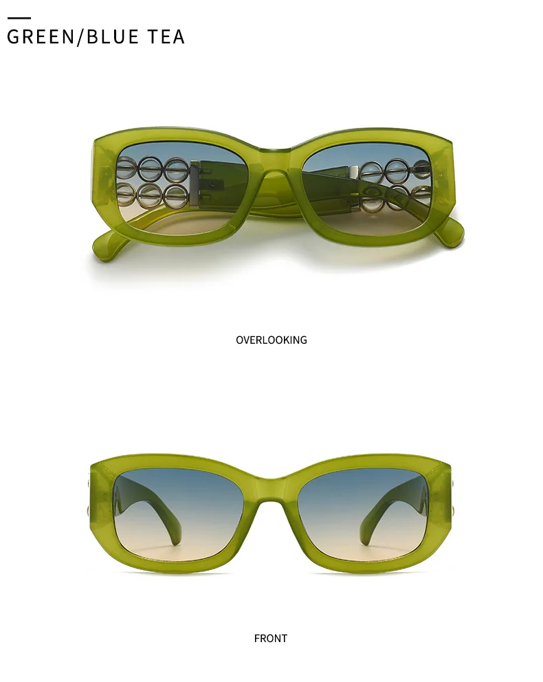 Damen-Sonnenbrille, modische Cat-Eye-Sonnenbrille, großer Rahmen, lila Farbverlauf, Damenbrille, Sonnenbrille für Damen – Detail 15