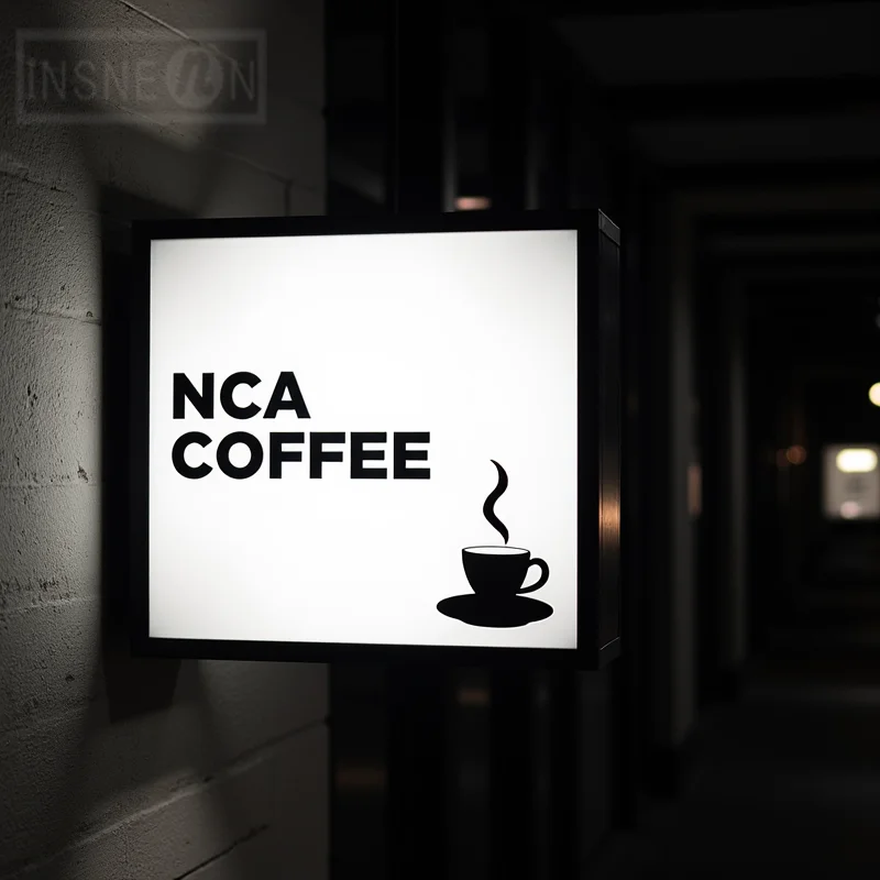 Waterproof LED Light Box Custom Outdoor Business Sign Acrylic Double Sided Storefront Signage Wall Mounted Display