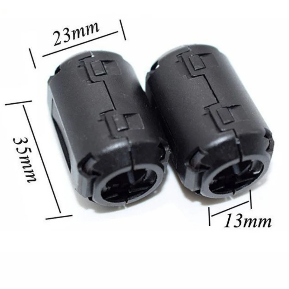 48PCS Ferrite Core Set 6 Sizes Clip On For RFI For EMI Filter Cable Clamps For USB Audio Video Power Cord Noise Suppression