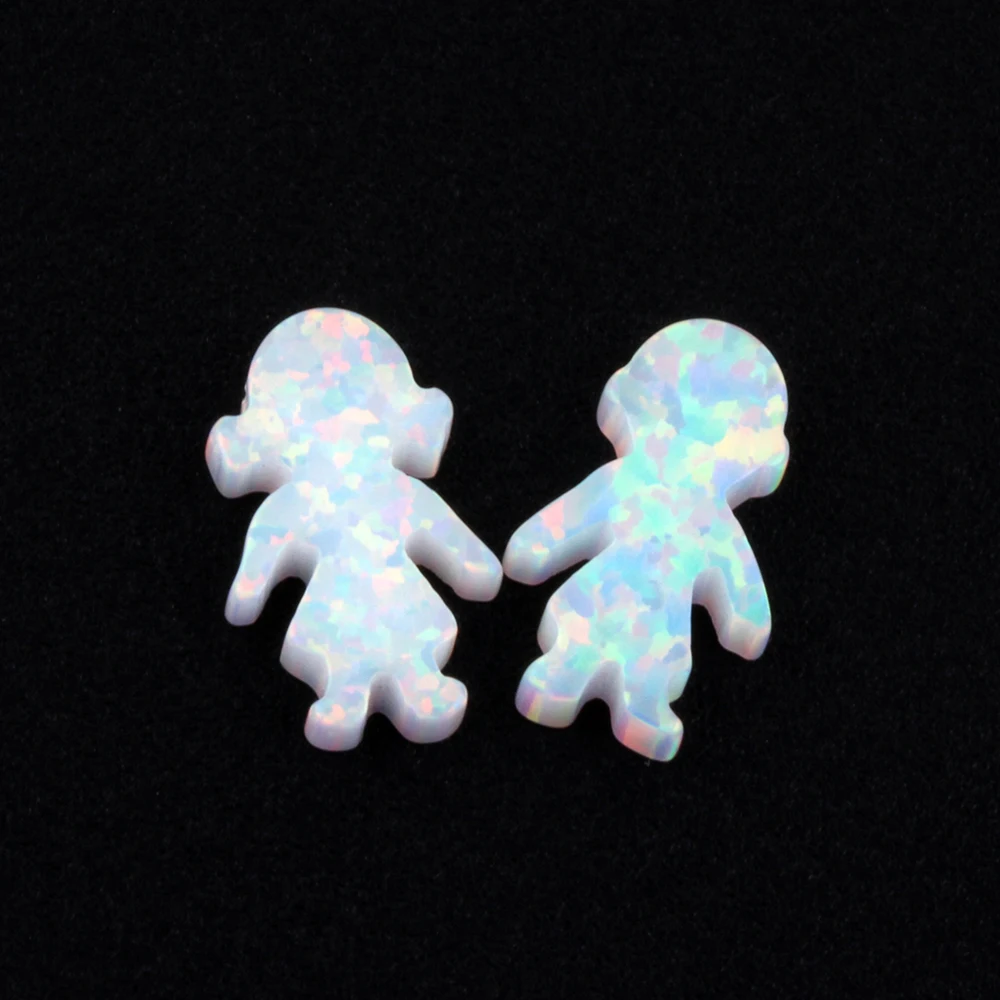 

20 pieces boy shaped beads, 20 pieces girl shaped beads, in one color