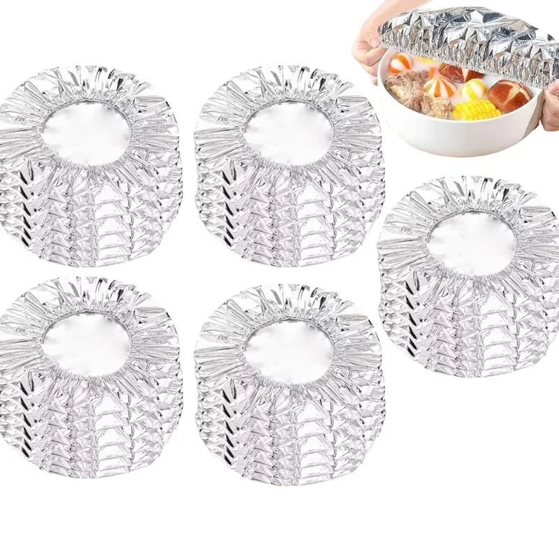 Huishoudelijke food grade herbruikbare aluminiumfoliefilm voor warmte-isolatie en warmtebehoud Geschikt voor oven-afhaalpicknick