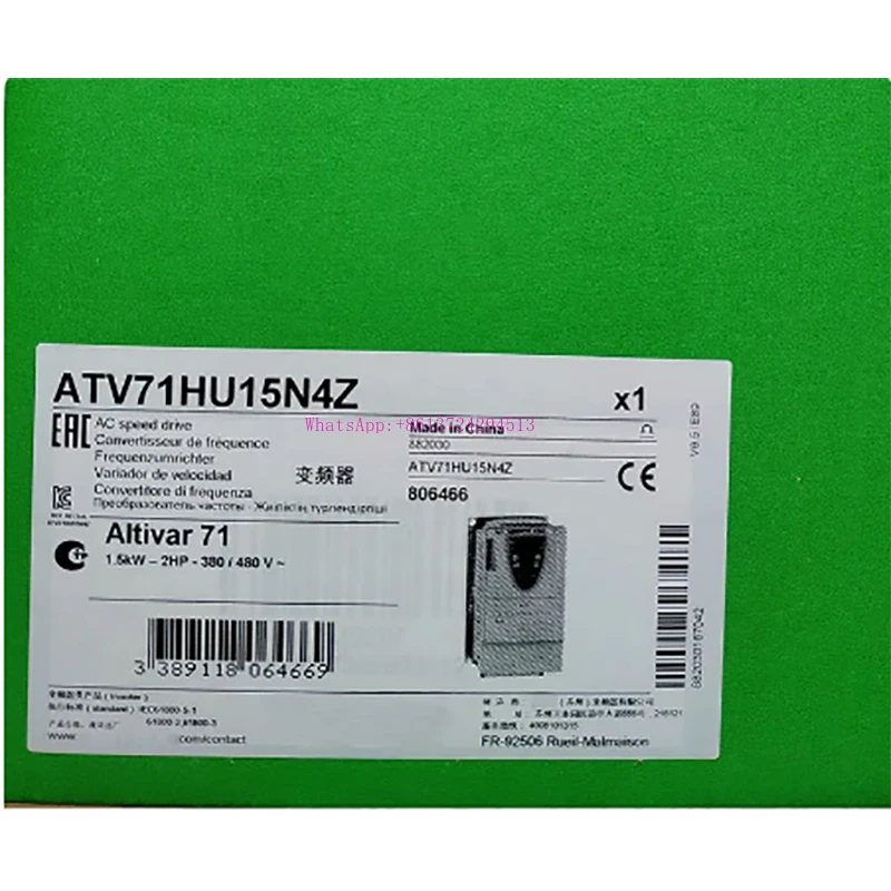 

New Original In BOX ATV71HU15N4Z {Warehouse stock} 1 Year Warranty Shipment within 24 hours