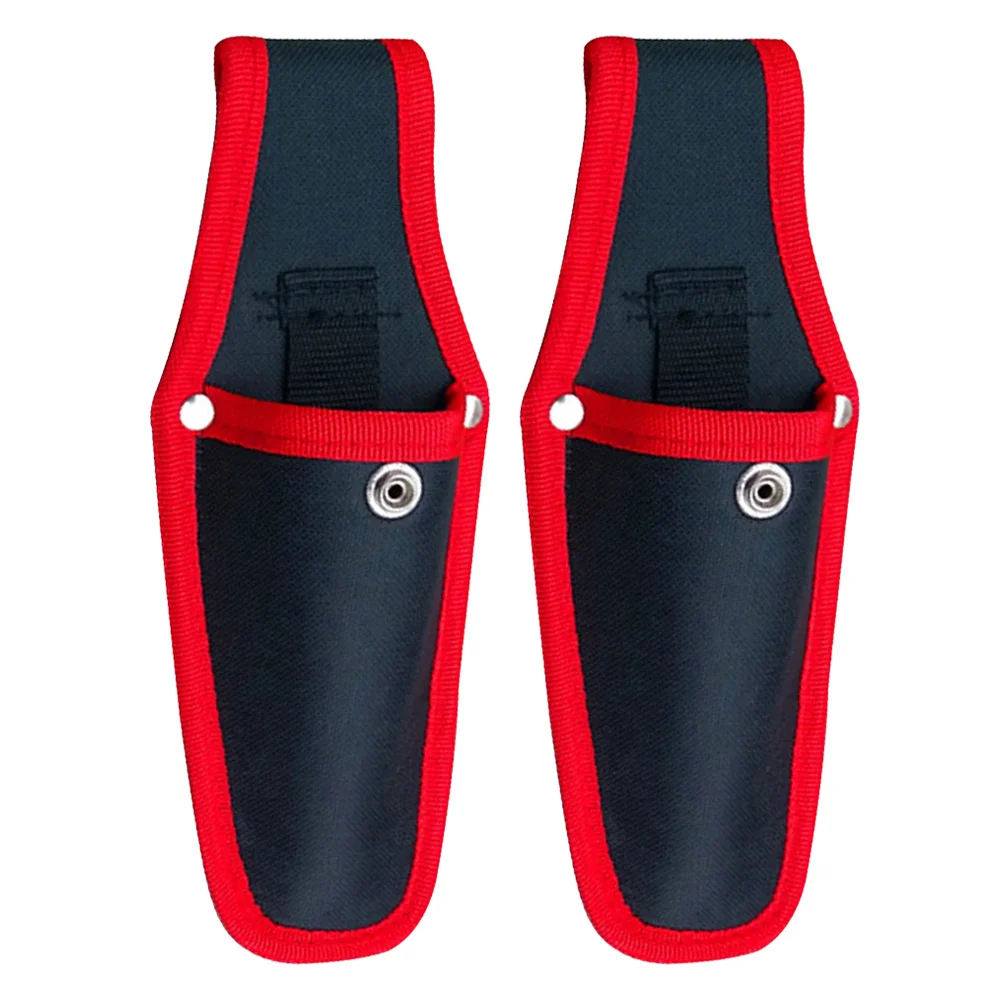 2 個のキャンバス園芸ツールポーチ庭の剪定ばさみはさみケース軽量ポータブル保護カバー剪定ばさみ用