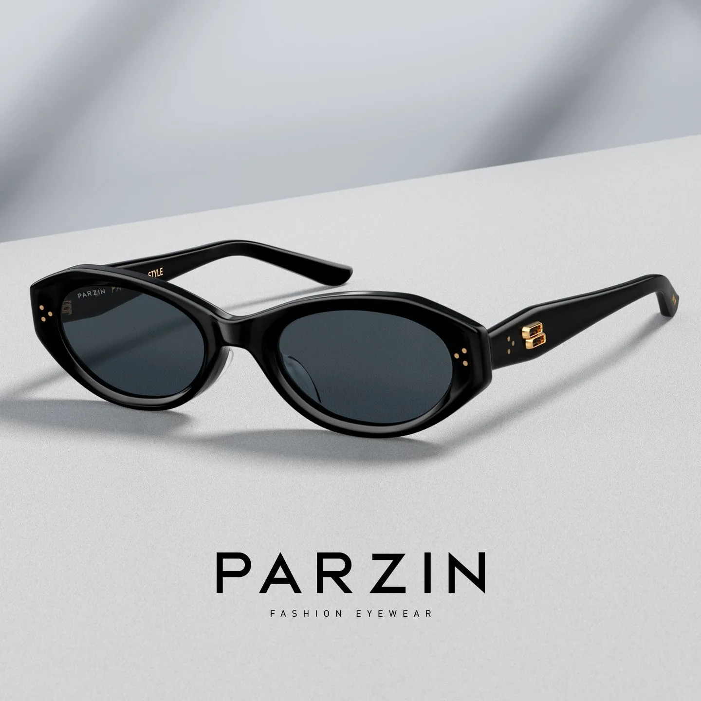 PARZIN Fashion Cat Eye Sunglasses Women Retro Style High-Quality  UV Protection Shades