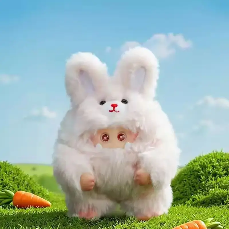 Caja ciega de vinilo de bosque peludo, monstruo esponjoso 100% auténtico, decoración de dibujos animados de segunda generación, figuras de Anime, juguete colgante para regalo