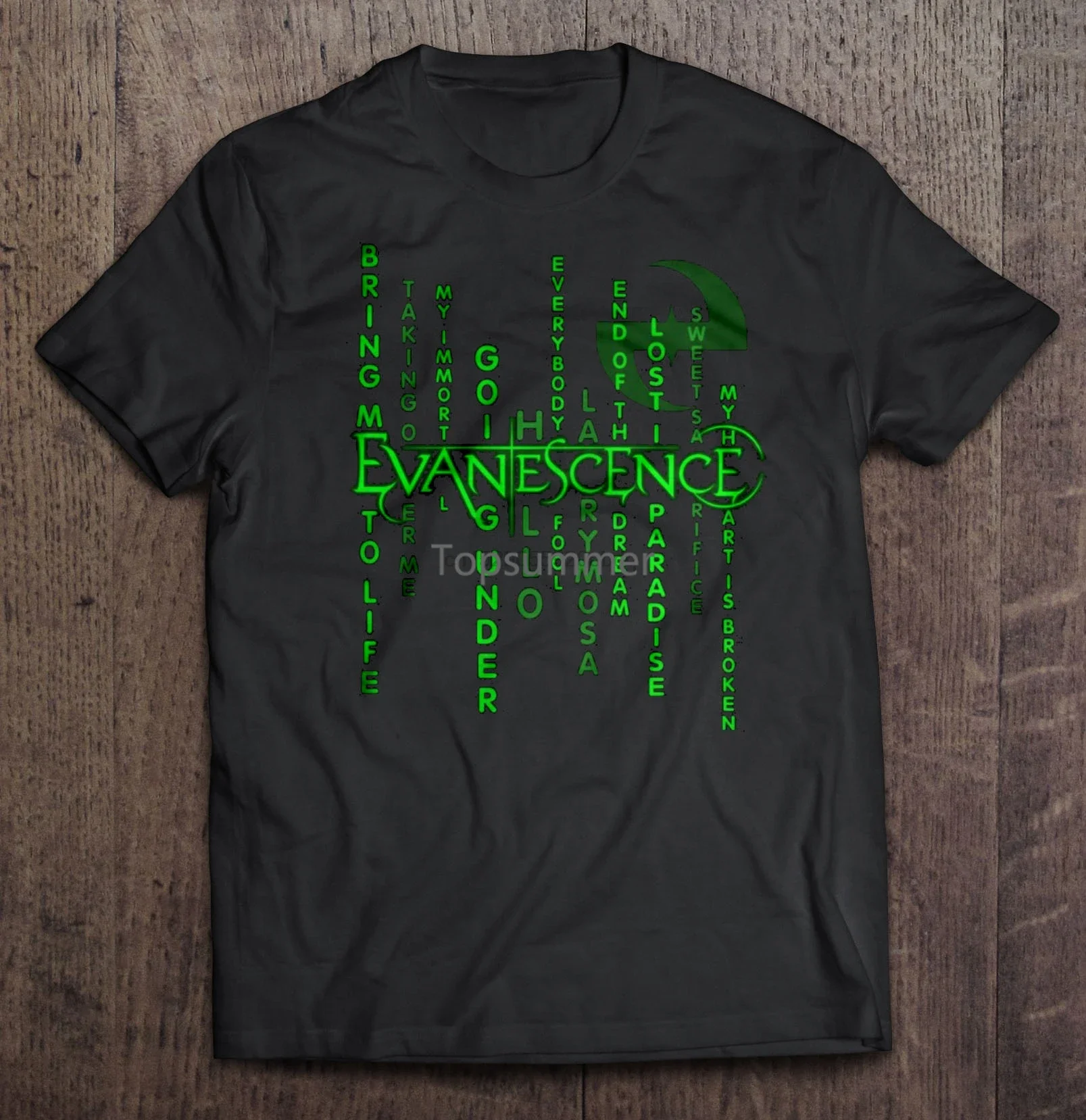 

Men T Shirt Evanescence Bring Me To Life Taking Over Me My Immortal Going Under Hello Women T-Shirt