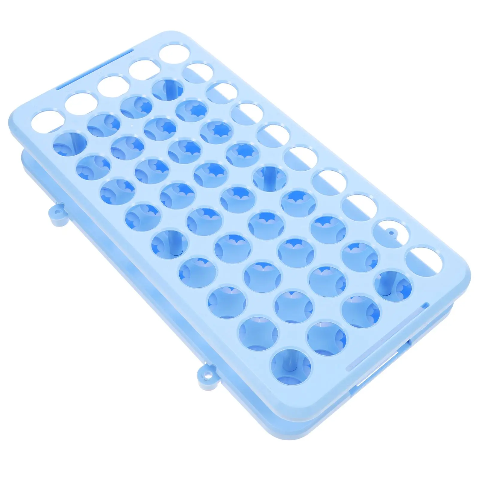 

Laboratory Plastic Test Tube Holder with 50 Slots Suitable for Blood Collection and Acid Extraction Tubes Ideal for Long-Term Us