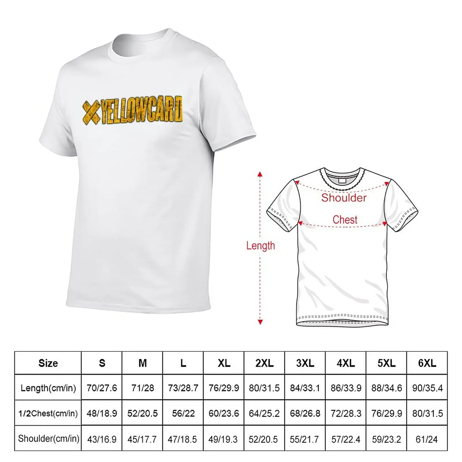 New Yellowcard Kids T-Shirt summer tops aesthetic clothes korean fashion plus size men clothing