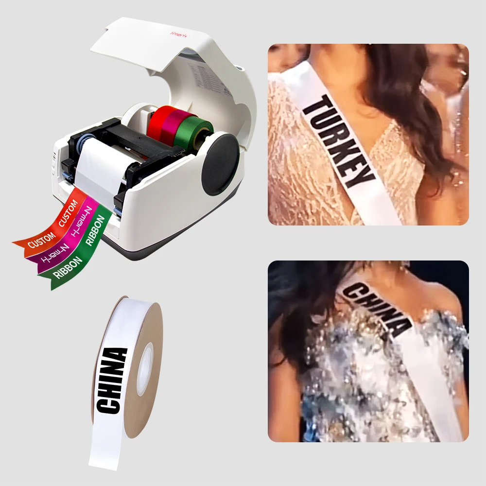 Nmark Digital Ribbon Printer Film Printing For Decoration Wedding Cake Shop Flower Shop