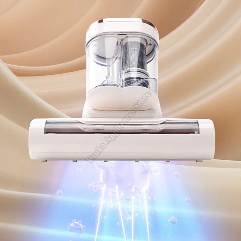 أكواب غبار مزدوجة للمكنسة الكهربائية التي تهز السرير لها قوة شفط قوية وإزالة الغبار #2