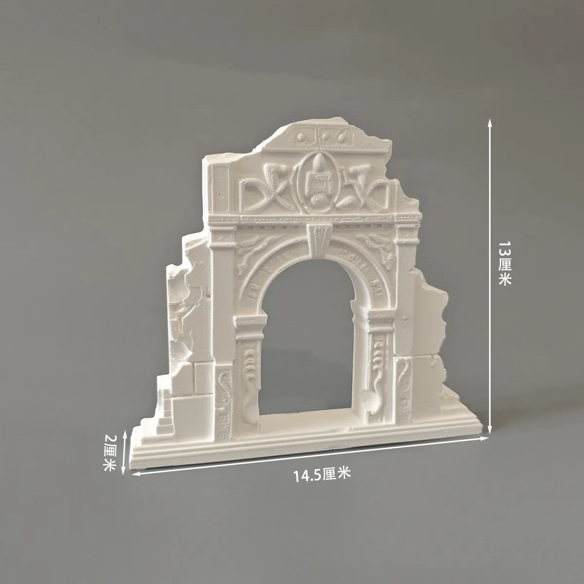 Plaster art tabletop ornaments, European-style ruined arches, Nordic photography props, micro-landscape landscaping