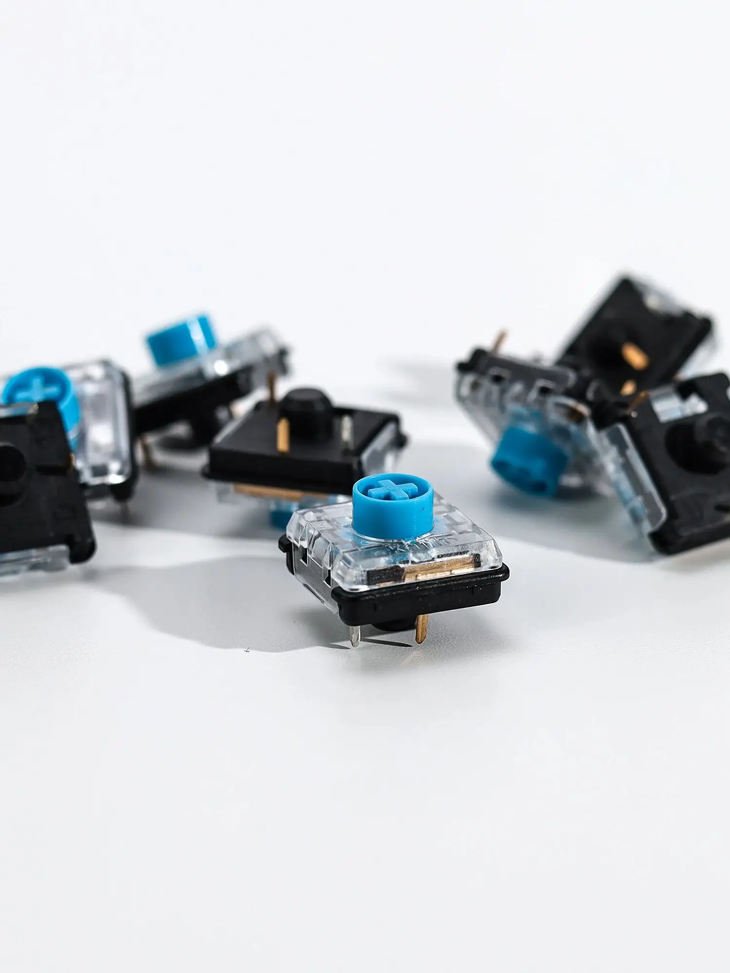 Kailh 1353 Choc V2 Blue Switch Kontroler Hitbox Przełączniki Clicky Creamy Low Profile do Klawiatury Mechanicznej RGB Hitbox — zdjęcie produktu 7