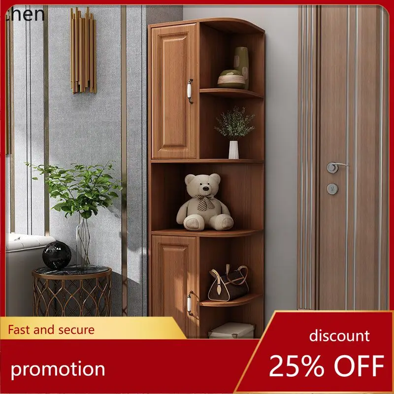 HXL Corner Triangle Storage Rack Living Room Balcony Side Cabinet