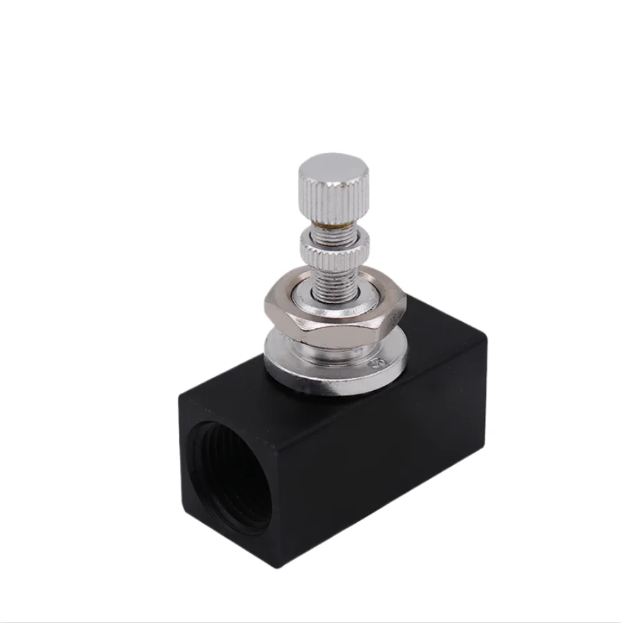 

RE one-way restrictive pneumatic flow control throttling speed regulating valve RE-01/02/03/04
