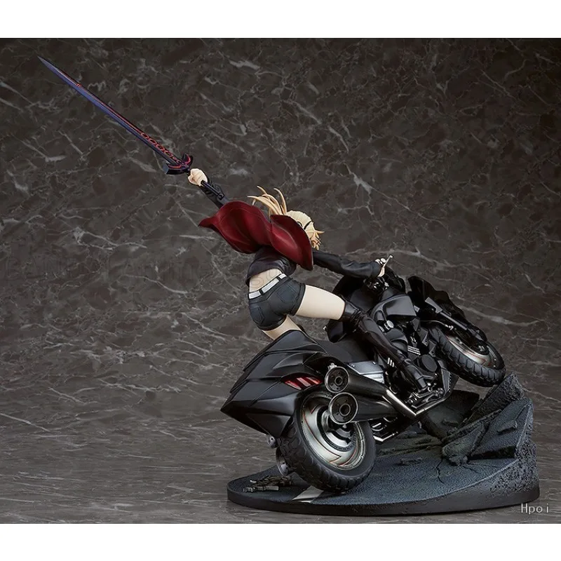 

In Stock Original Fate/Grand Order Altria Pendragon Black-armored Cavalry Toys Model Decoration Gift Collection