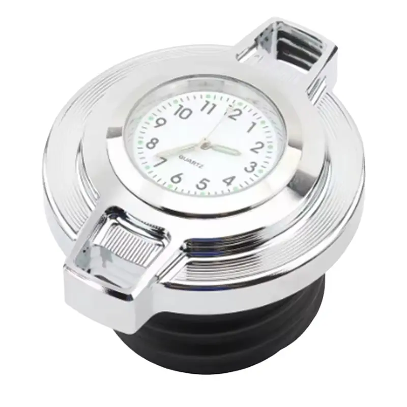 For Sporster XL 883 1200 Road King 1996-2023 Motorcycle Fuel Tank Cap With Clock Oil Gas Caps
