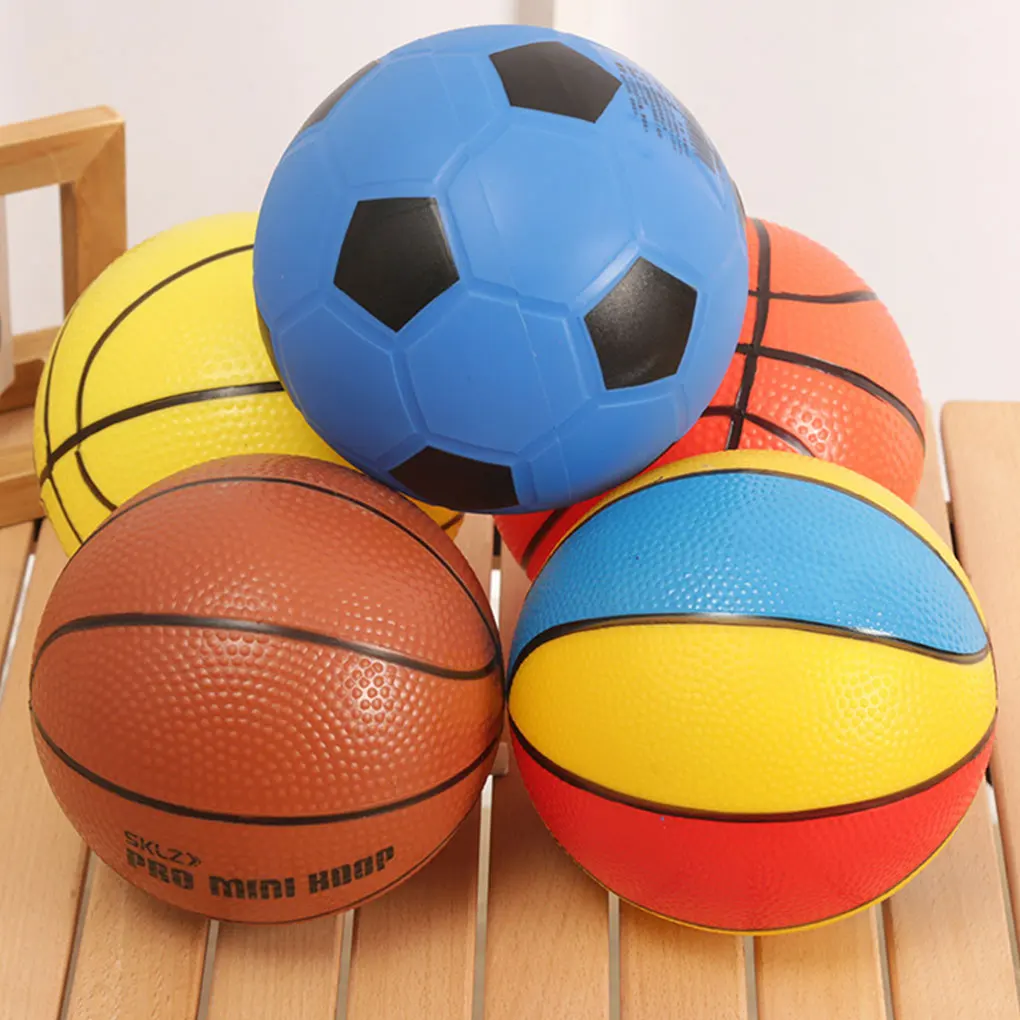 5 Stks/set 6Inch Pvc Kinderen Voetbal Water Opblaasbare Basketbal Zwembad Speelgoed Kinderen Training Basketbal Kinderen Sportspeelgoed