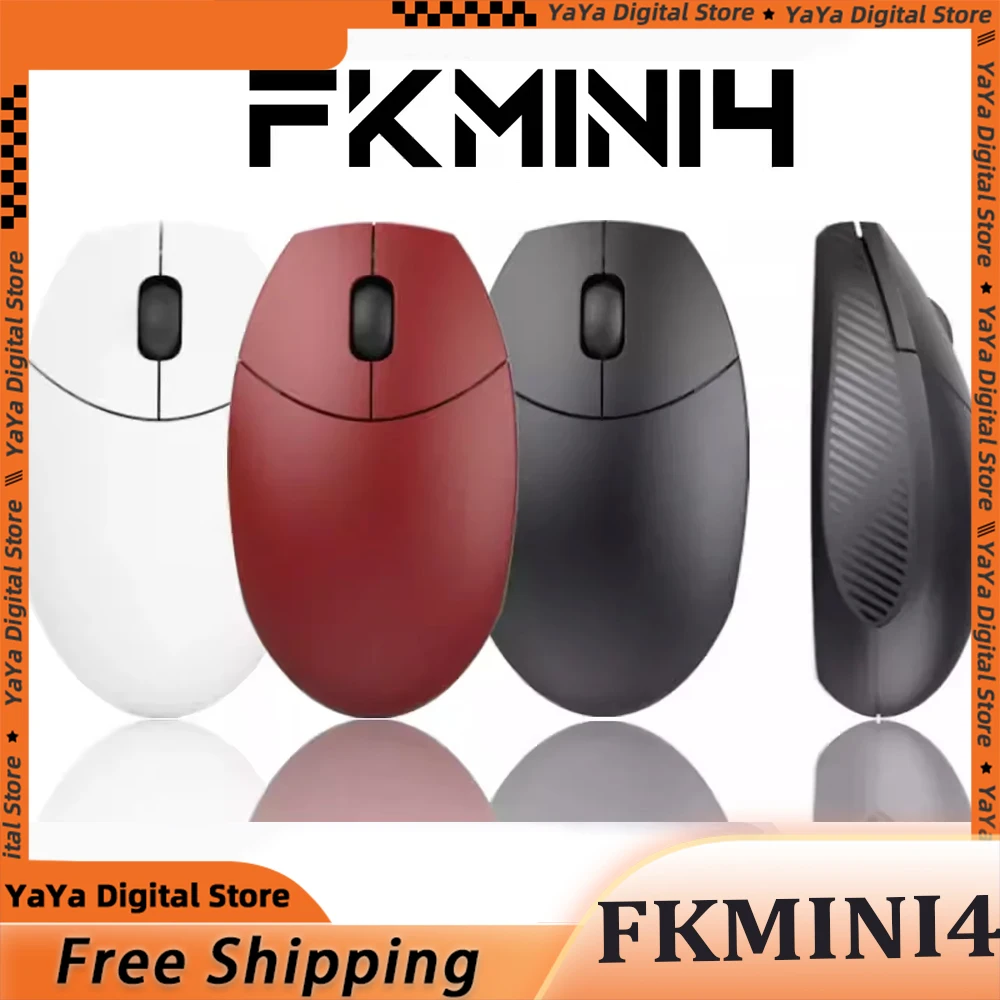 COMMATECH FKMINI4 Wireless Mouse PAW3395 8K Bluetooth Tri-mode E-sports Gaming Mouse Lightweight Ergonomics PC Gamer Accessories