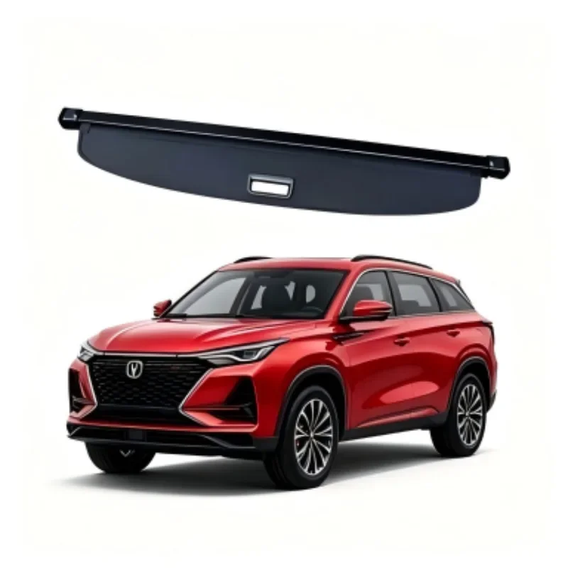 Cargo Cover Trunk Privacy Shade Rear Partition Anti-Theft Retractable Organizer for Changan 1st 2nd 3rd Gen CS75 Plus