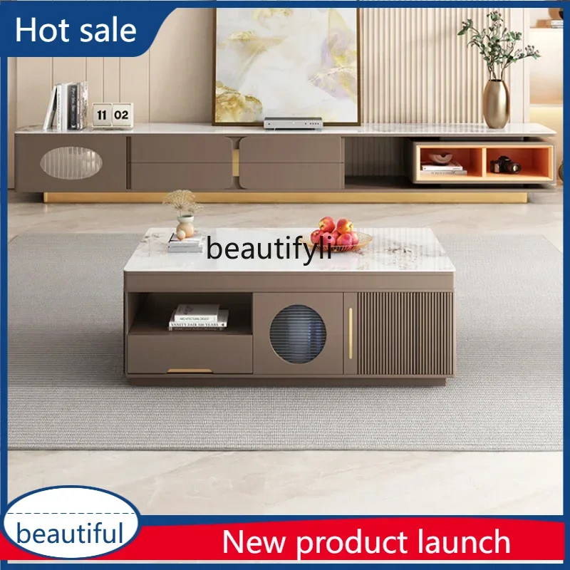 

A507 Каменная плита для гостиной, журнальный столик, чайный столик, чайник, встроенный диван, подъемный многофункциональный бытовой маленький квартирный столик