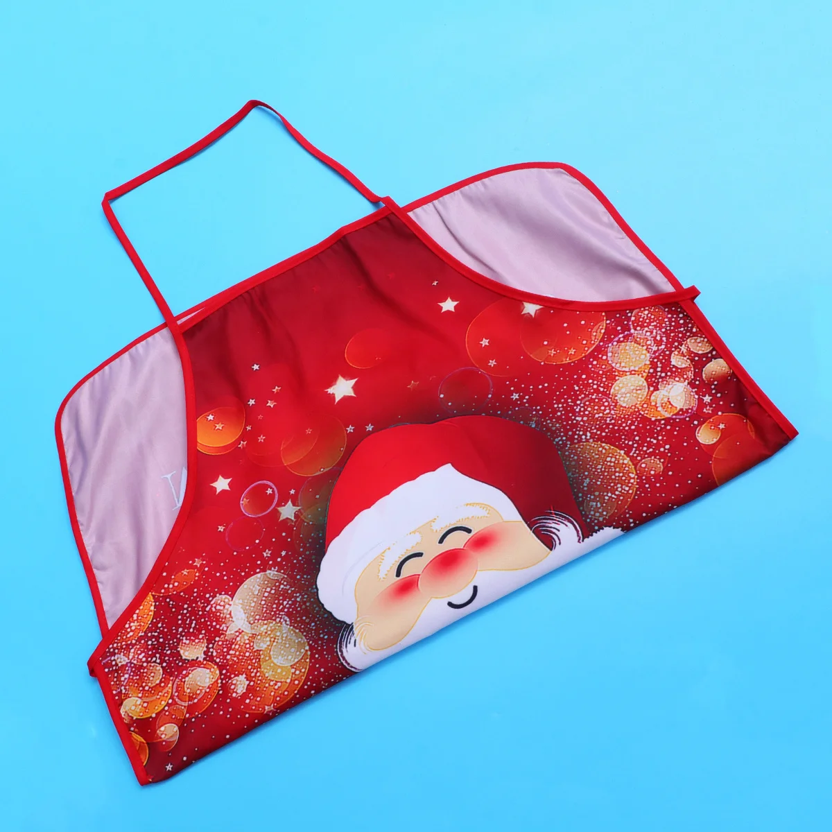 

Christmas Cartoon Kitchen Chef Apron Santa Claus Cooking Aprons for Women Men Party Aprons Christmas Decorations Waitress Hotel