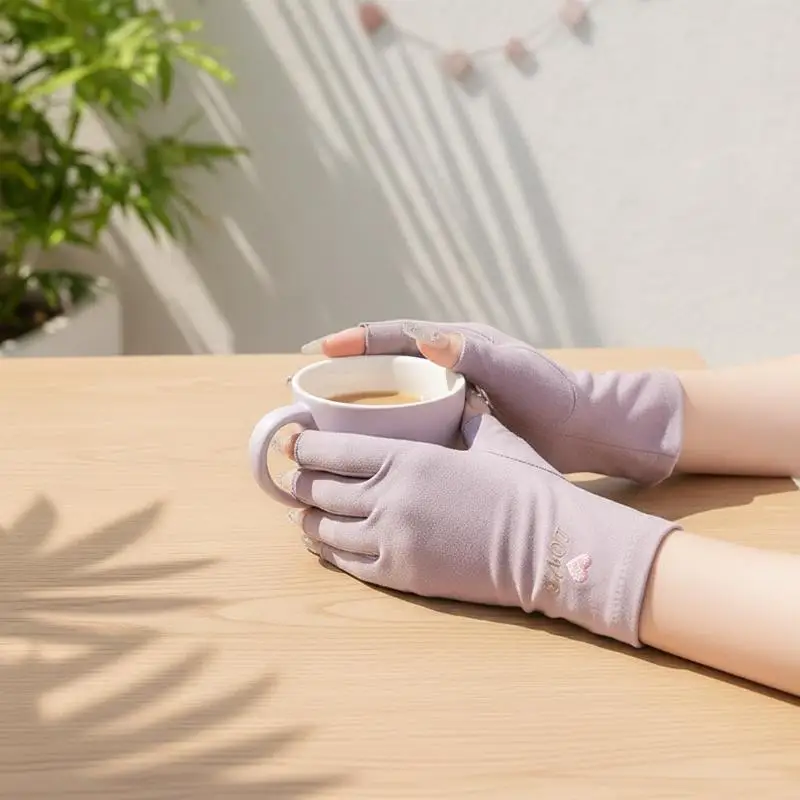 1 Paar Anti-UV-Nagelhandschuhe, UV-Schutz-Gelhandschuhe, fingerlose Nagelwerkzeuge, lichtschützende Handschuhe, LED-Nagellampentrockner, Strahlenschutz – Detail 3