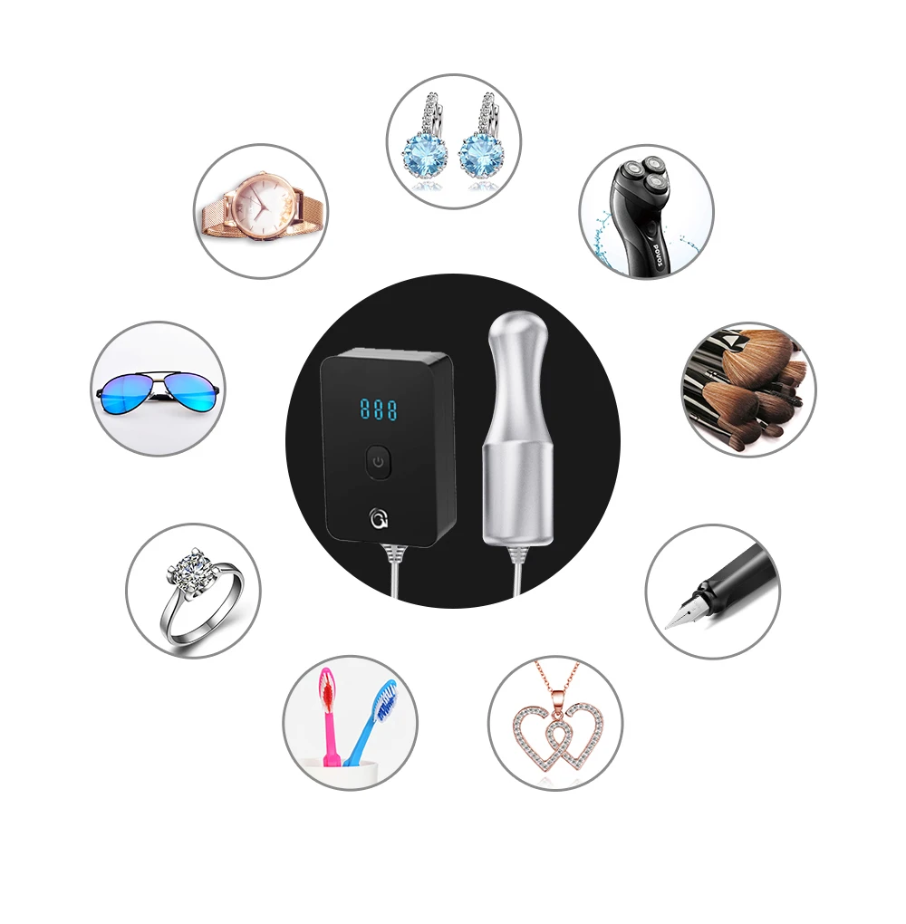 Mini Portable Ultrasonic Laundry Washing Machine Multi-functional Cleaner for Jewelry Fruits Eyeglass Vegetables Power 100Ｗ