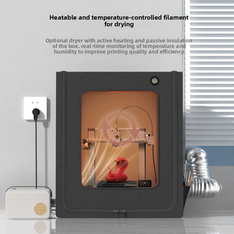 Sealed box can be dried, dust cover exhaust air 3D printer insulation cover a1mini sealed box