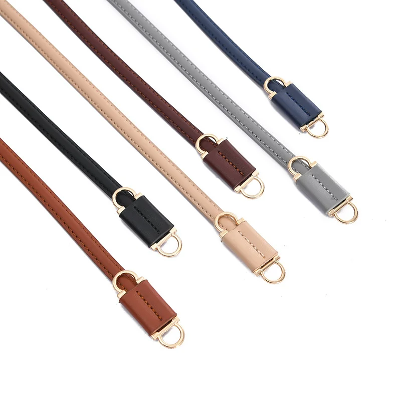 

Female PU Leather Waist Belt For Dress Trousers Clothing Metal Buckle Belts For Women Thin Strap Designer Waistband